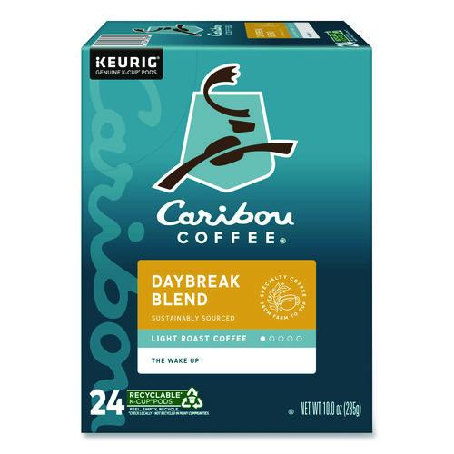 Image of Caribou Coffee® 5000330136 Daybreak Morning Blend Coffee K-Cups, 24/box