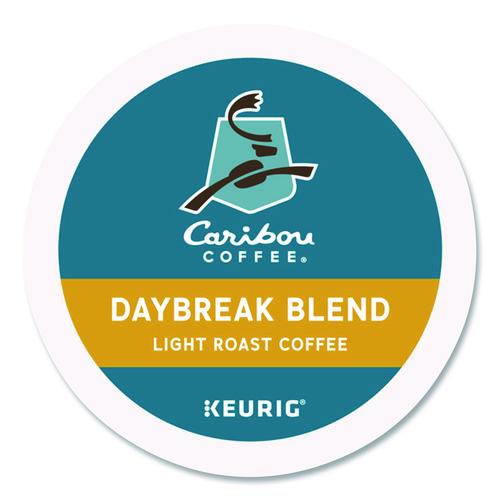 Image of Caribou Coffee® 5000330136 Daybreak Morning Blend Coffee K-Cups, 24/box