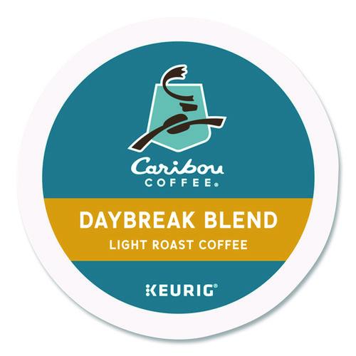 Image of Caribou Coffee® 5000330136 Daybreak Morning Blend Coffee K-Cups, 96/carton