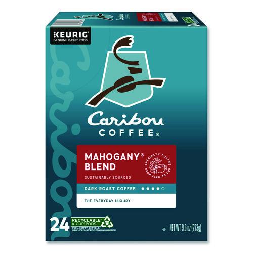 Image of Caribou Coffee® 5000330134 Mahogany Coffee K-Cups, 24/ Box