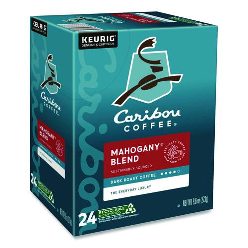 Image of Caribou Coffee® 5000330134 Mahogany Coffee K-Cups, 24/ Box