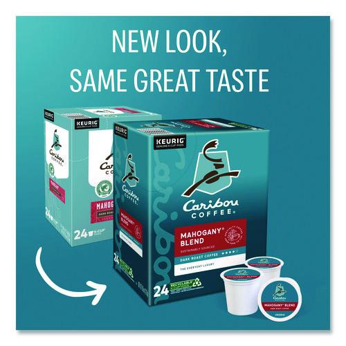Image of Caribou Coffee® 5000330134 Mahogany Coffee K-Cups, 24/ Box