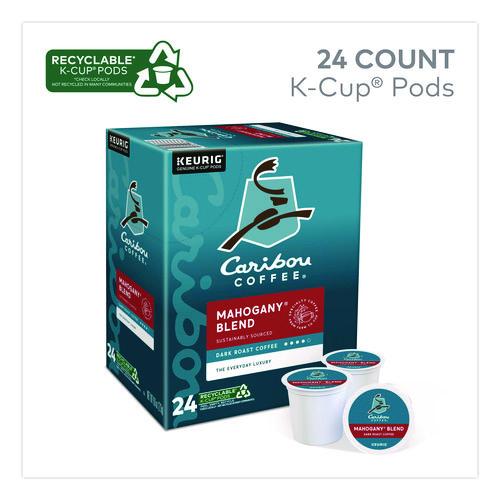 Image of Caribou Coffee® 5000330134 Mahogany Coffee K-Cups, 24/ Box