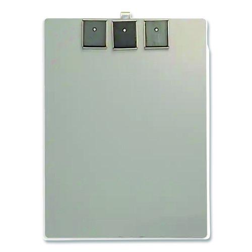Image of Officemate 83217 Officemate Aluminum Magnetic Clipboard, 1.5" Clip Capacity, Holds 8 x 11 Sheets, Gray