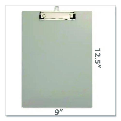 Image of Officemate 83217 Officemate Aluminum Magnetic Clipboard, 1.5" Clip Capacity, Holds 8 x 11 Sheets, Gray