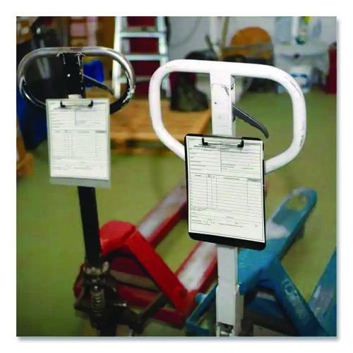 Image of Officemate 83217 Officemate Aluminum Magnetic Clipboard, 1.5" Clip Capacity, Holds 8 x 11 Sheets, Gray