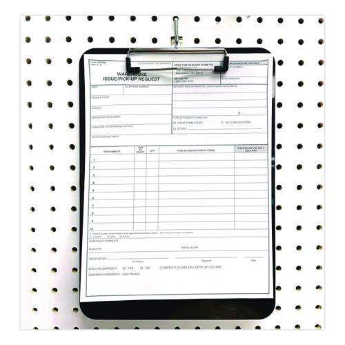 Image of Officemate Plastic Magnetic Clipboard, 1.5" Clip Capacity, Holds 8 x 11.5 Sheets, Black
