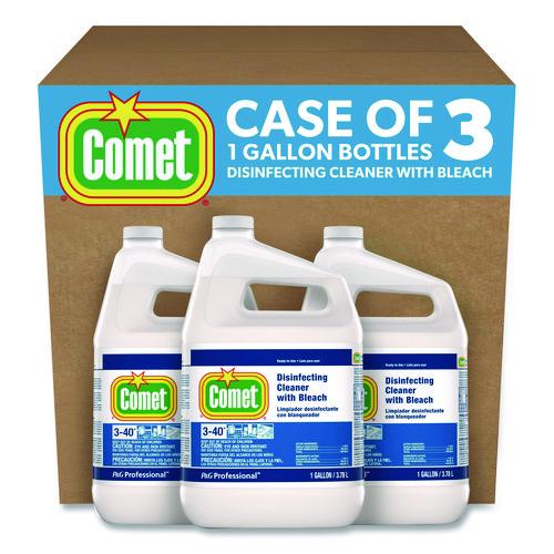 Image of Comet® 24651 Disinfecting Cleaner W/bleach, 1 Gal Bottle, 3/carton