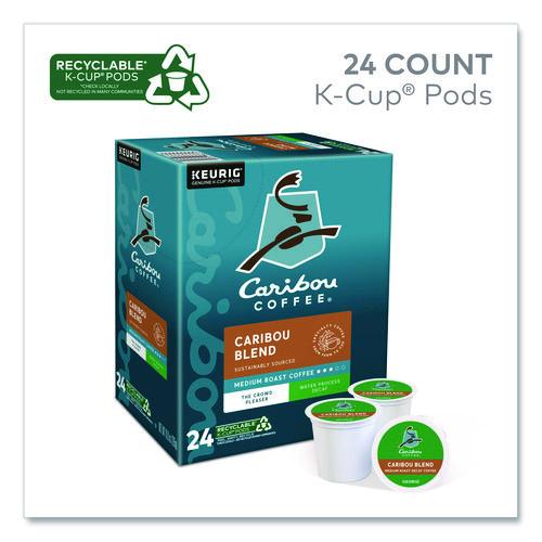Image of Caribou Coffee® 5000330137 Caribou Blend Decaf Coffee K-Cups, 24/box