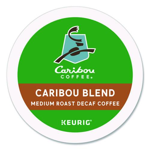 Image of Caribou Coffee® 5000330137 Caribou Blend Decaf Coffee K-Cups, 96/carton
