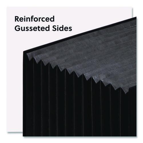 Image of Smead 70227 Stadium File, 10.5" Expansion, 12 Sections, 1/3-Cut Tabs, Letter Size, Charcoal
