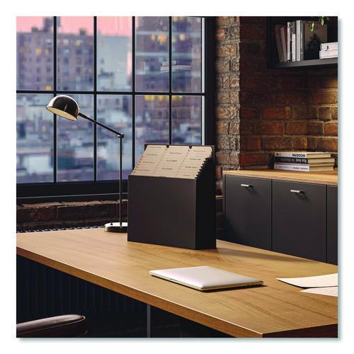 Image of Smead 70227 Stadium File, 10.5" Expansion, 12 Sections, 1/3-Cut Tabs, Letter Size, Charcoal