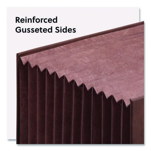 Image of Smead 70228 Stadium File, 10.5" Expansion, 12 Sections, 1/3-Cut Tabs, Letter Size, Saddle
