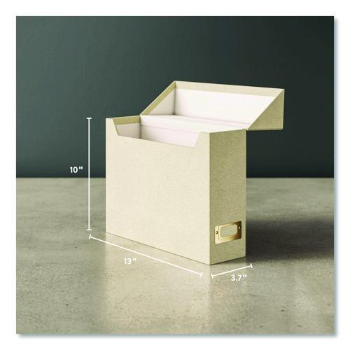 Image of Smead Flip Top Box, Letter Files, 13 x 3.7 x 10, Beige