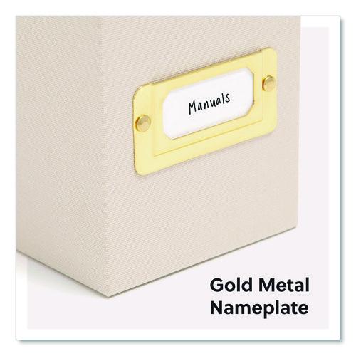 Image of Smead Flip Top Box, Letter Files, 13 x 3.7 x 10, Beige