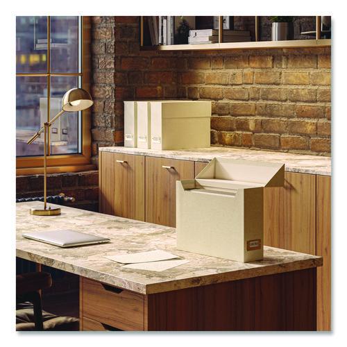 Image of Smead Flip Top Box, Letter Files, 13 x 3.7 x 10, Beige