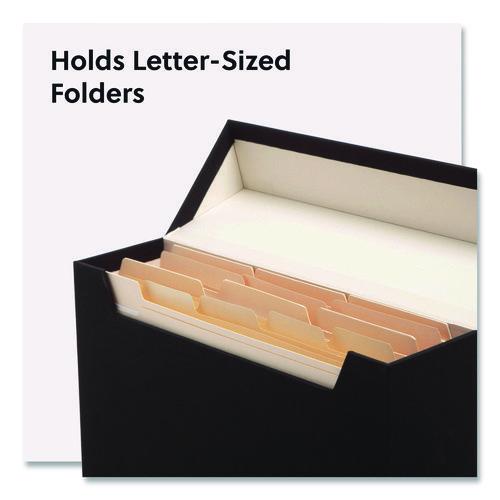 Image of Smead Flip Top File Box, Letter Files, 13 x 3.7 x 10, Charcoal
