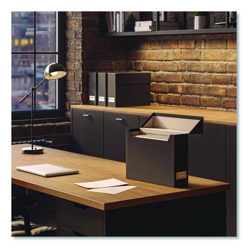 Image of Smead Flip Top File Box, Letter Files, 13 x 3.7 x 10, Charcoal