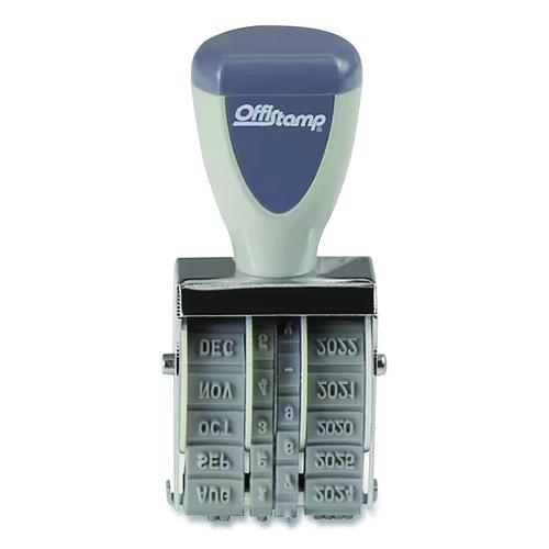 Image of Offistamp® 034509 Traditional Date Stamp, 5 Years, 1.25" X 0.2"