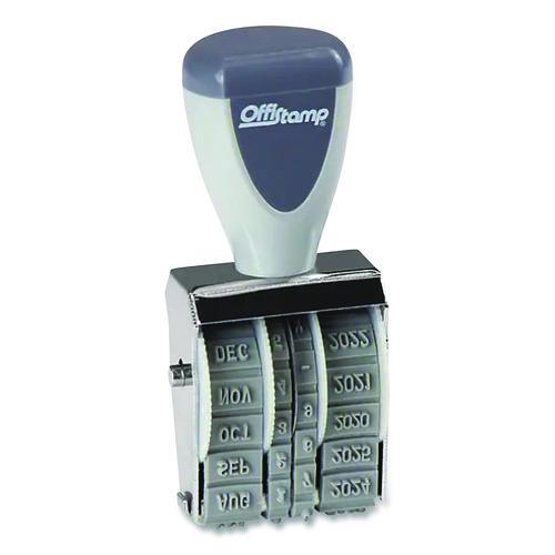 Image of Offistamp® 034509 Traditional Date Stamp, 5 Years, 1.25" X 0.2"