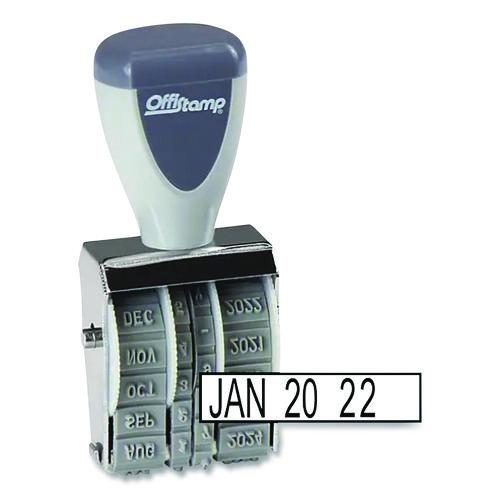 Image of Offistamp® 034509 Traditional Date Stamp, 5 Years, 1.25" X 0.2"
