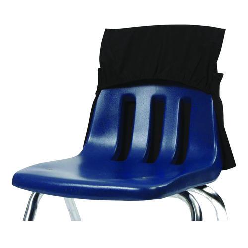 Image of Victor® 30101 Elastic-Back Seat Sack for Chairs 12" to 17" Wide, 11 x 15.5 x 14, Fabric, Black