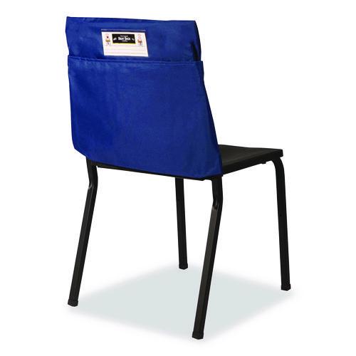 Image of Victor® 00101 Elastic-Back Seat Sack for Chairs 12" to 17" Wide, 11 x 16 x 14, Fabric, Blue