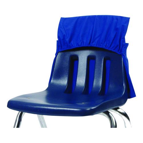 Image of Victor® 00101 Elastic-Back Seat Sack for Chairs 12" to 17" Wide, 11 x 16 x 14, Fabric, Blue
