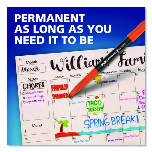 Image of EXPO® 2211319 Wet Erase Markers, Fine Needle Tip, Blue, 12/Pack