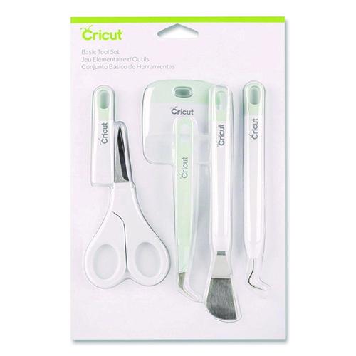 Image of Cricut® 2006695 Basic Tool Set, 5 Tools, Gray