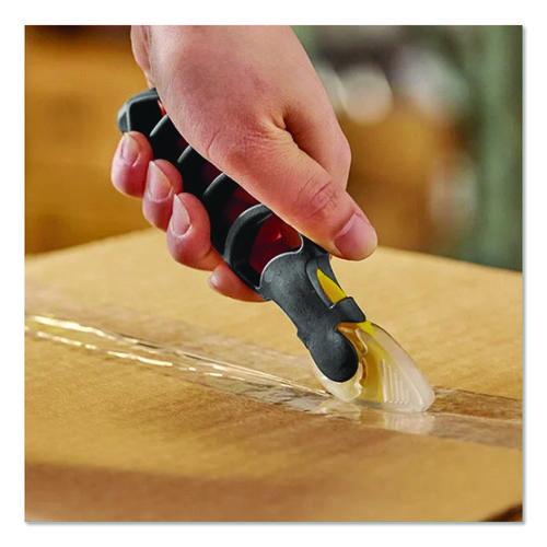 Image of CrewSafe CSI-10 X-Trasafe Cartridge Knife Kit, Four Assembled Knives, 8 Replacement Blade Cartridges, Yellow