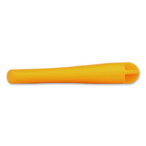 Image of CrewSafe X-traSafe CU Safety Utility Knife, Plastic Handle, Yellow, 6/Pack
