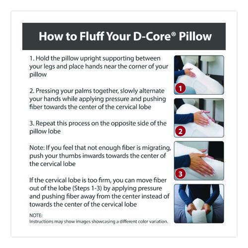 Image of Core ProductsÂ® D-Core Cervical Pillow, Mid-Size, 23 X 5 X 15, White