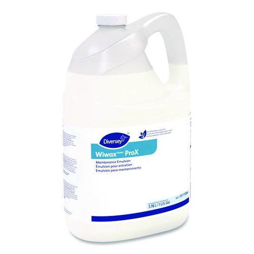 Image of Diversey 101110064 Wiwax ProX Maintenance Emulsion, 1 gal Bottle, 4/Carton