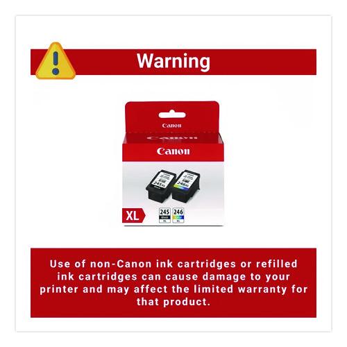Image of Canon® 8278B023 8278B023 (PG-245XL/CL-246XL) High-Yield Ink, Black/Color
