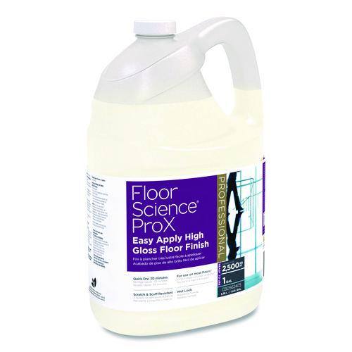 Image of Diversey CBD562405 Floor Science ProX Easy Apply High Gloss Floor Finish, 1 gal Bottle, 4/Carton