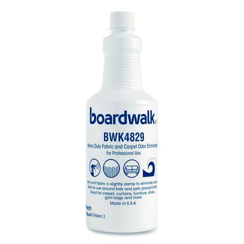 Image of Boardwalk® SOEQ-P-000I006M-80-21430 Fabric and Carpet Deodorizer, Fresh Scent, 32 oz Bottle, 6/Carton