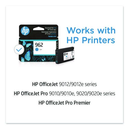 Image of HP 3HZ96AN#140 HP 962, (3hz96an) Cyan Original Ink Cartridge