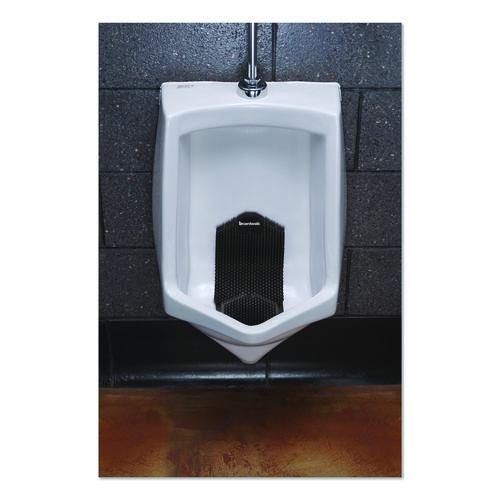 Image of Boardwalk® TSU-P-006I006I-56-AAS80 Vertical Urinal Screen, Midnight Coast Scent, Black, 5.22 oz, 6/Carton