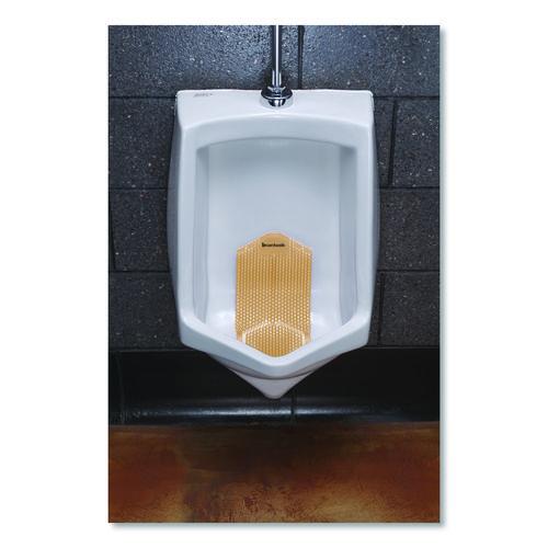 Image of Boardwalk® TSU-P-006I006I-25-AAS80 Vertical Urinal Screen, Summer Sunshine Scent, Yellow, 5.22 oz, 6/Carton