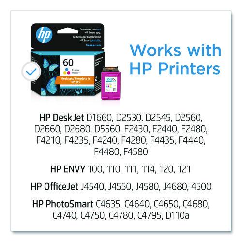 Image of HP CC643WN#140 HP 60, (cc643wn) Tri-Color Original Ink Cartridge