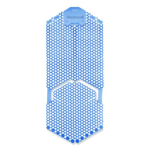 Image of Boardwalk® TSU-P-006I006I-06-AAS80 Vertical Urinal Screen, Cotton Blossom Scent, Blue, 5.22 oz, 6/Carton