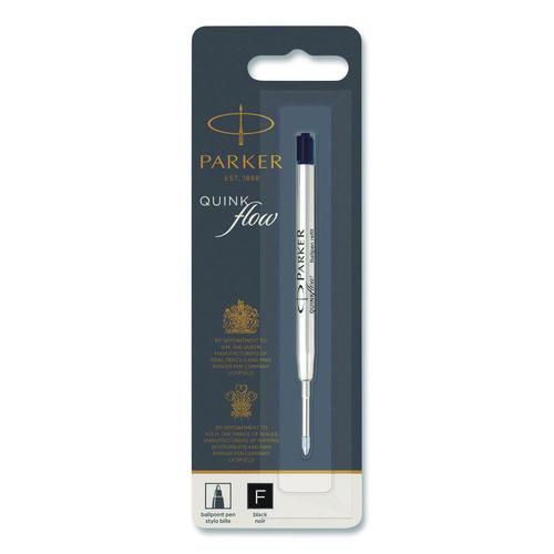 Image of Parker® 1950367 Refill For Parker Ballpoint Pens, Fine Conical Tip, Black Ink