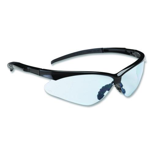 Image of Bouton® 250-28-0003 Adversary Optical Safety Glasses, Black Half Frame, Light Blue Dual Lens