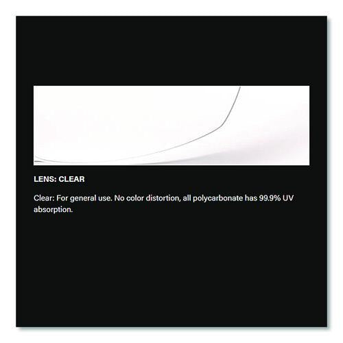 Image of Bouton® 250-28-0003 Adversary Optical Safety Glasses, Black Half Frame, Light Blue Dual Lens