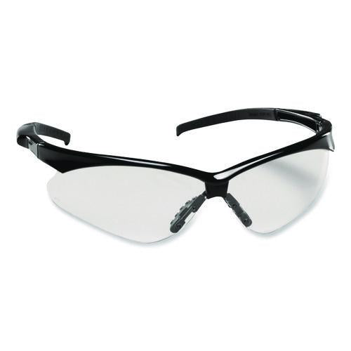 Image of Bouton® 250-28-0003 Adversary Optical Safety Glasses, Black Half Frame, Light Blue Dual Lens