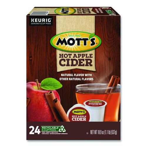 Image of Mott's® 5000350498 Hot Apple Cider K-Cup Pods, 1 Oz K-Cup Pod, 24/box