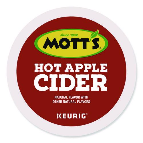 Image of Mott's® 5000350498 Hot Apple Cider K-Cup Pods, 1 Oz K-Cup Pod, 24/box