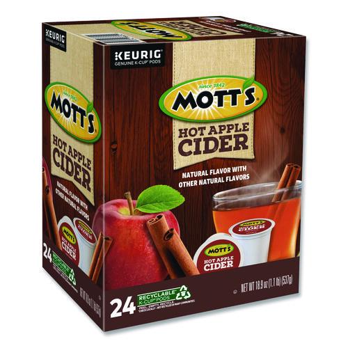 Image of Mott's® 5000350498 Hot Apple Cider K-Cup Pods, 1 Oz K-Cup Pod, 24/box