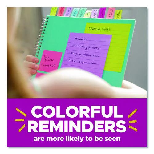 Image of Post-it® Dispenser Notes R330-18CTCP Original Pop-up Refill Cabinet Pack, 3" x 3", Poptimistic Collection Colors, 100 Sheets/Pad, 18 Pads/Pack